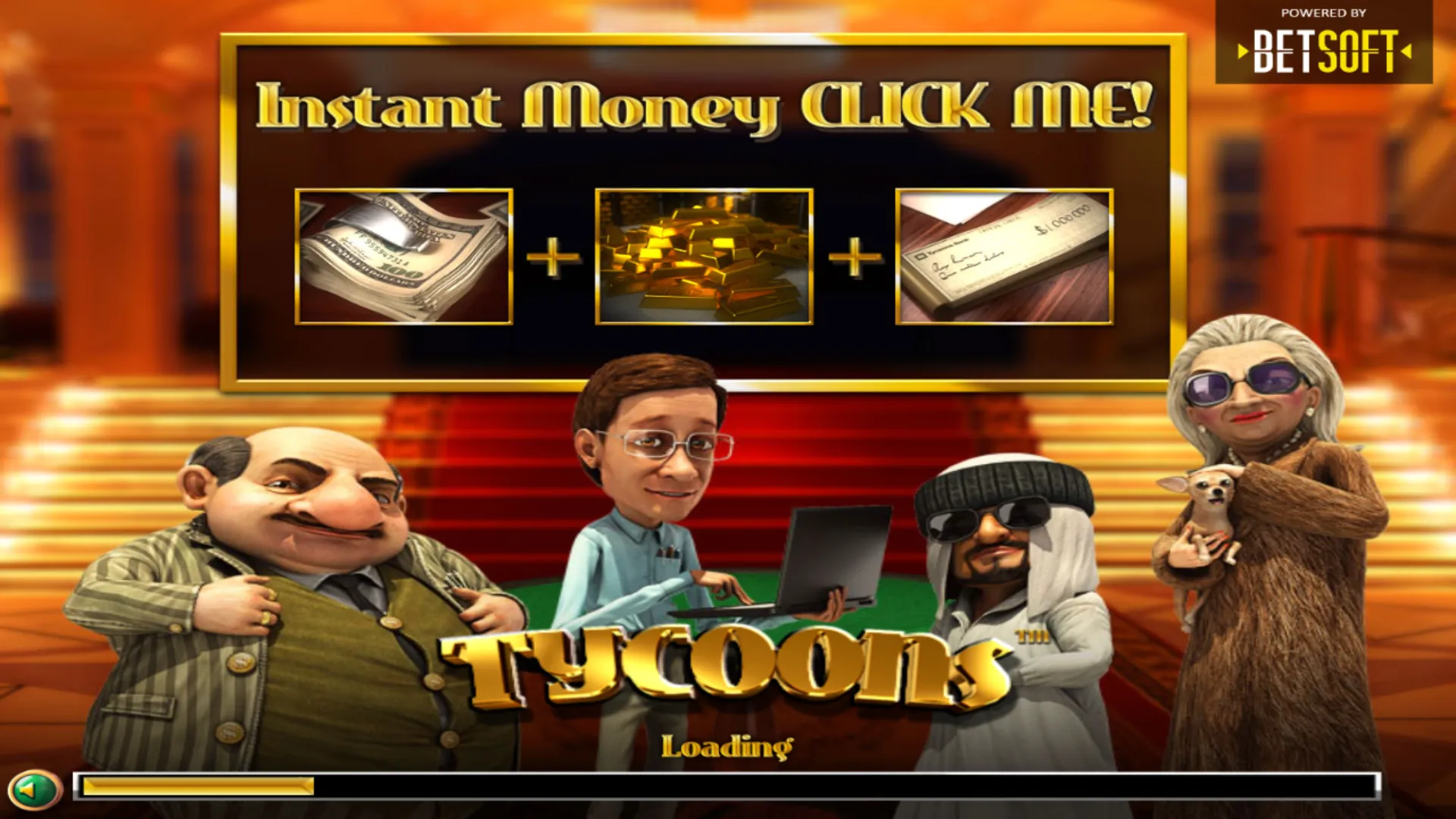 Tycoons Betsoft Logo