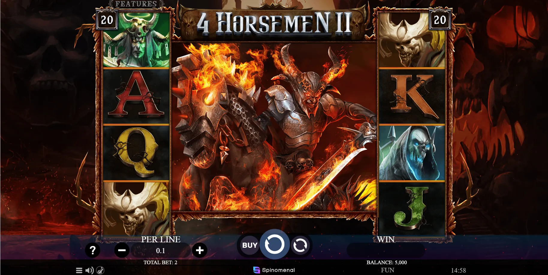 4 Horsemen Ii Spinomenal Logo