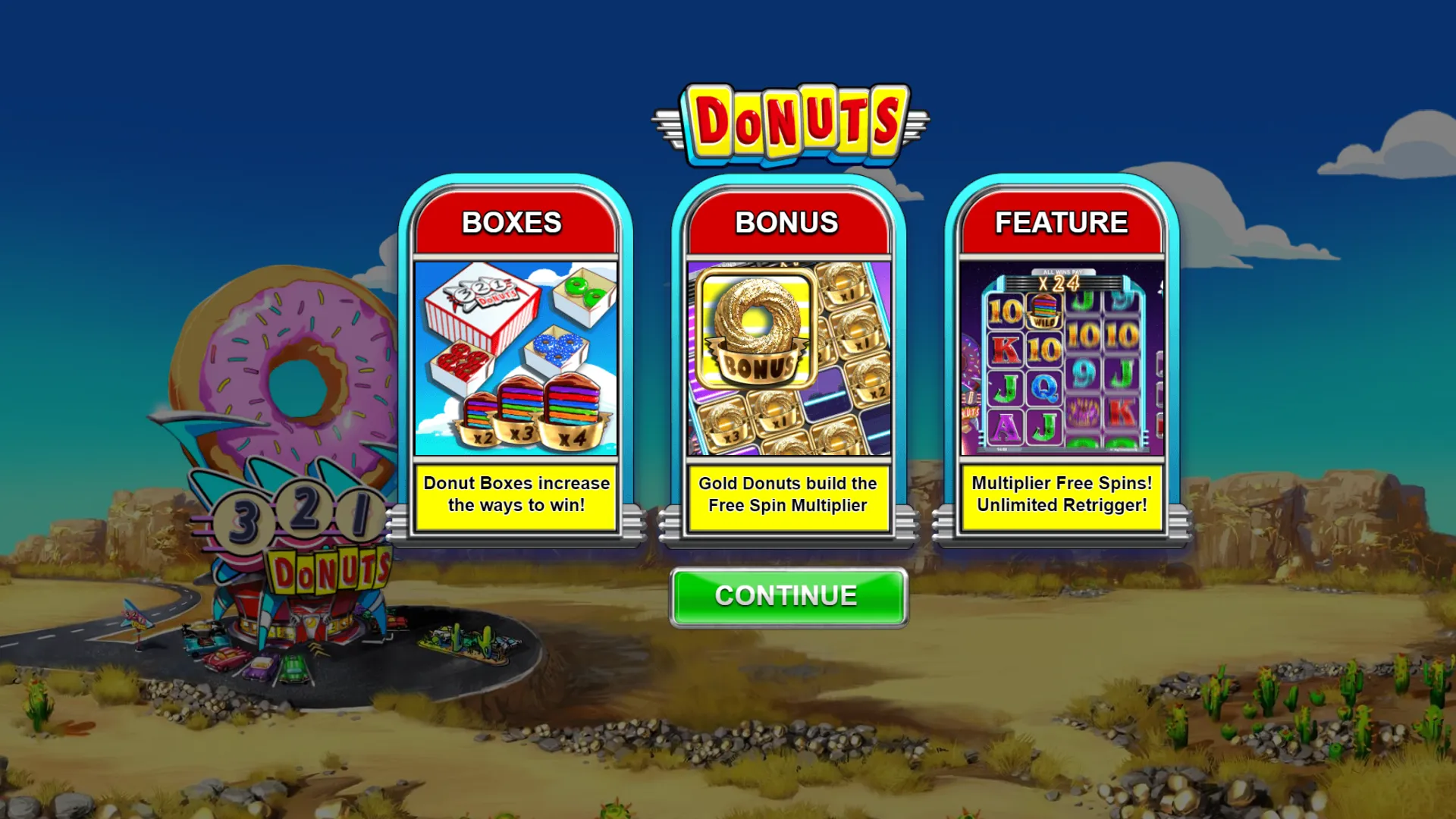 Donuts Big Time Gaming Logo