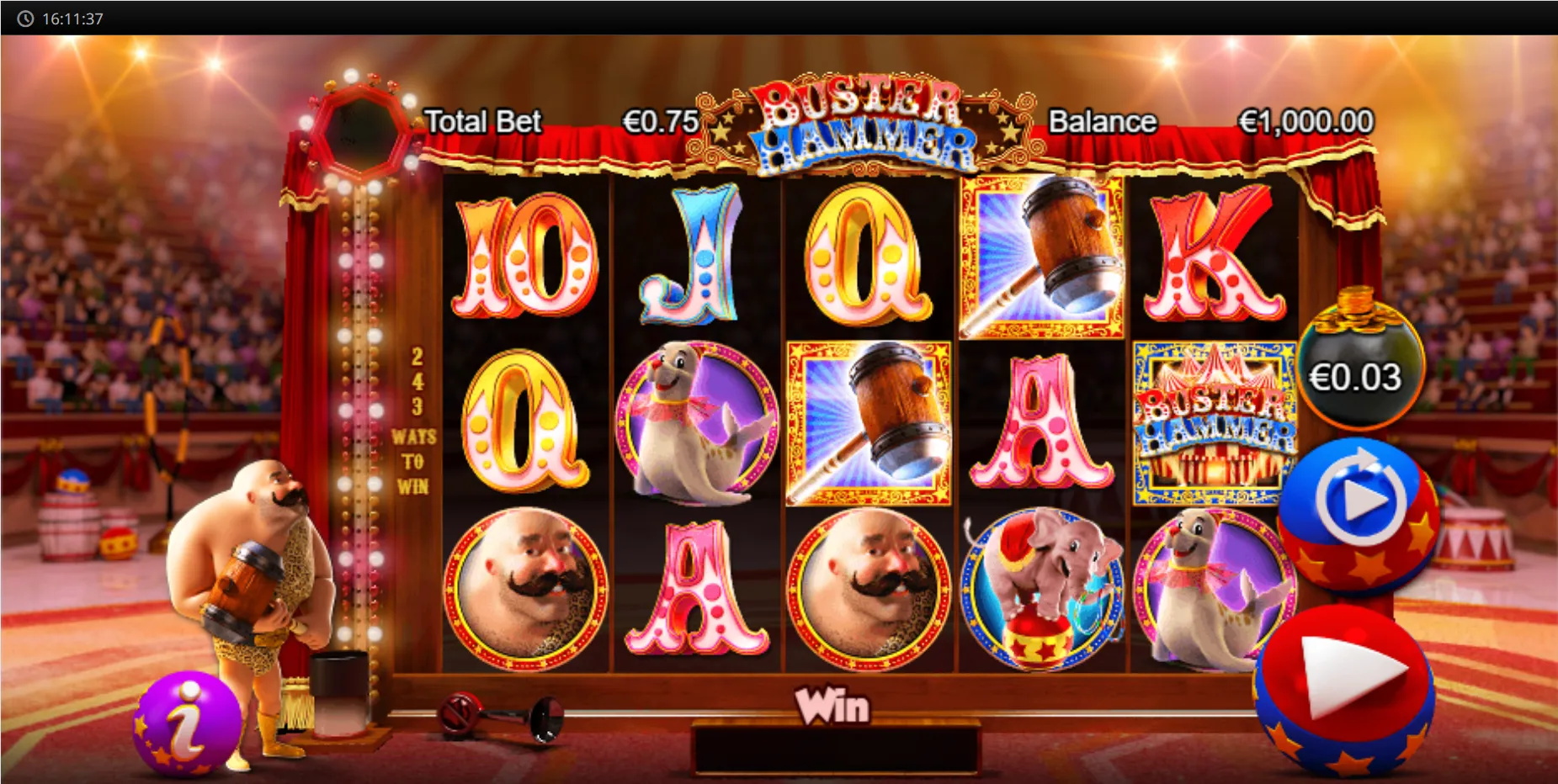 Buster Hammer Reelplay Ex Chance Interactive Logo