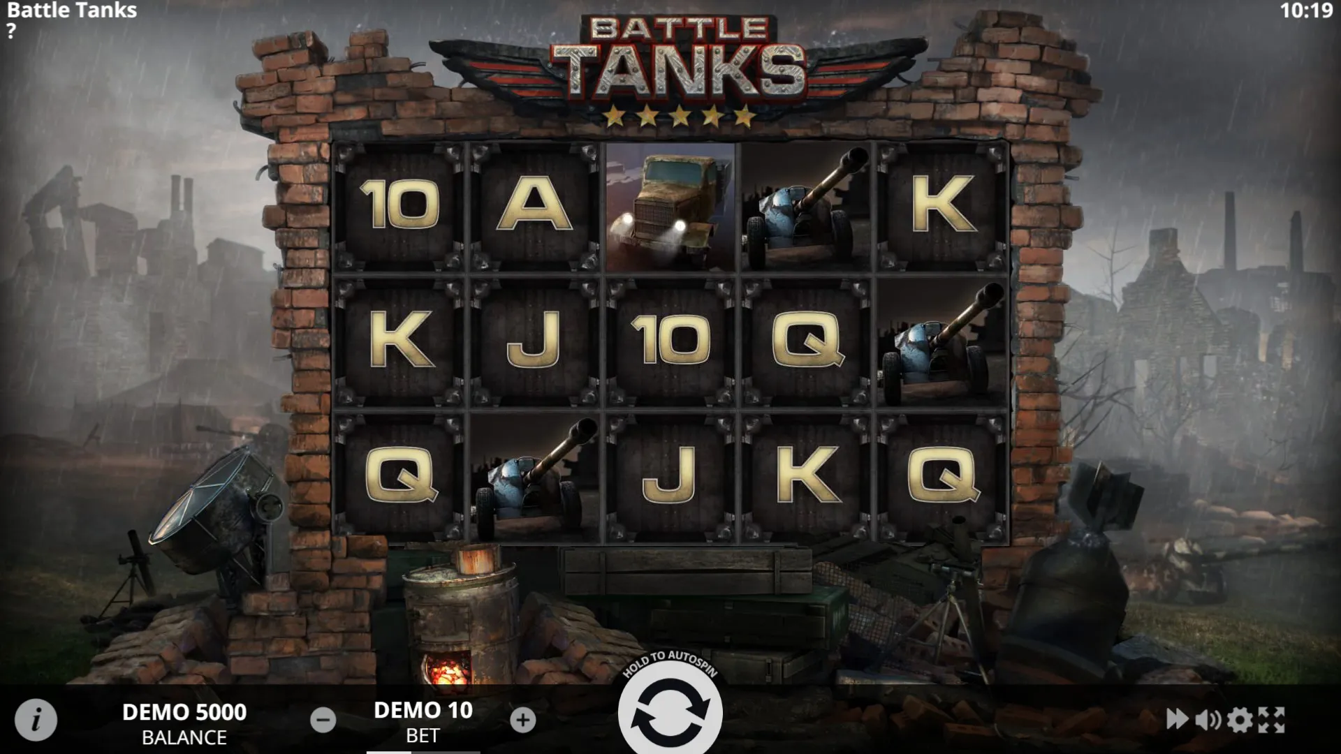 Battle Tanks Evoplay Entertainment Logo