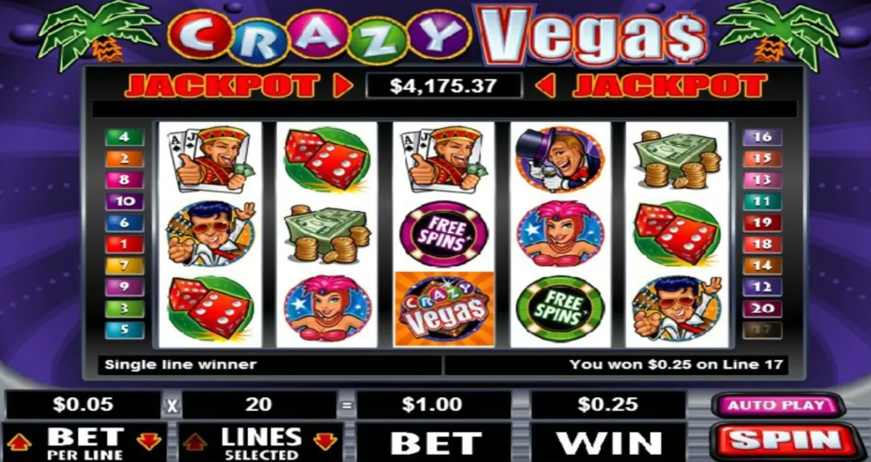 Crazy Vegas - Realtime Gaming RTG
