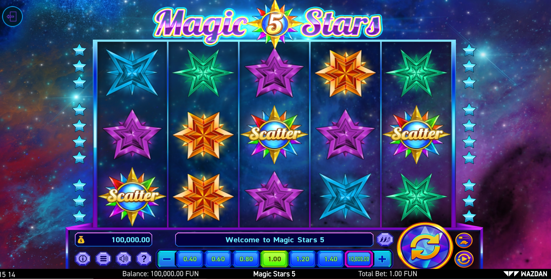 Magic Stars 5 - Wazdan