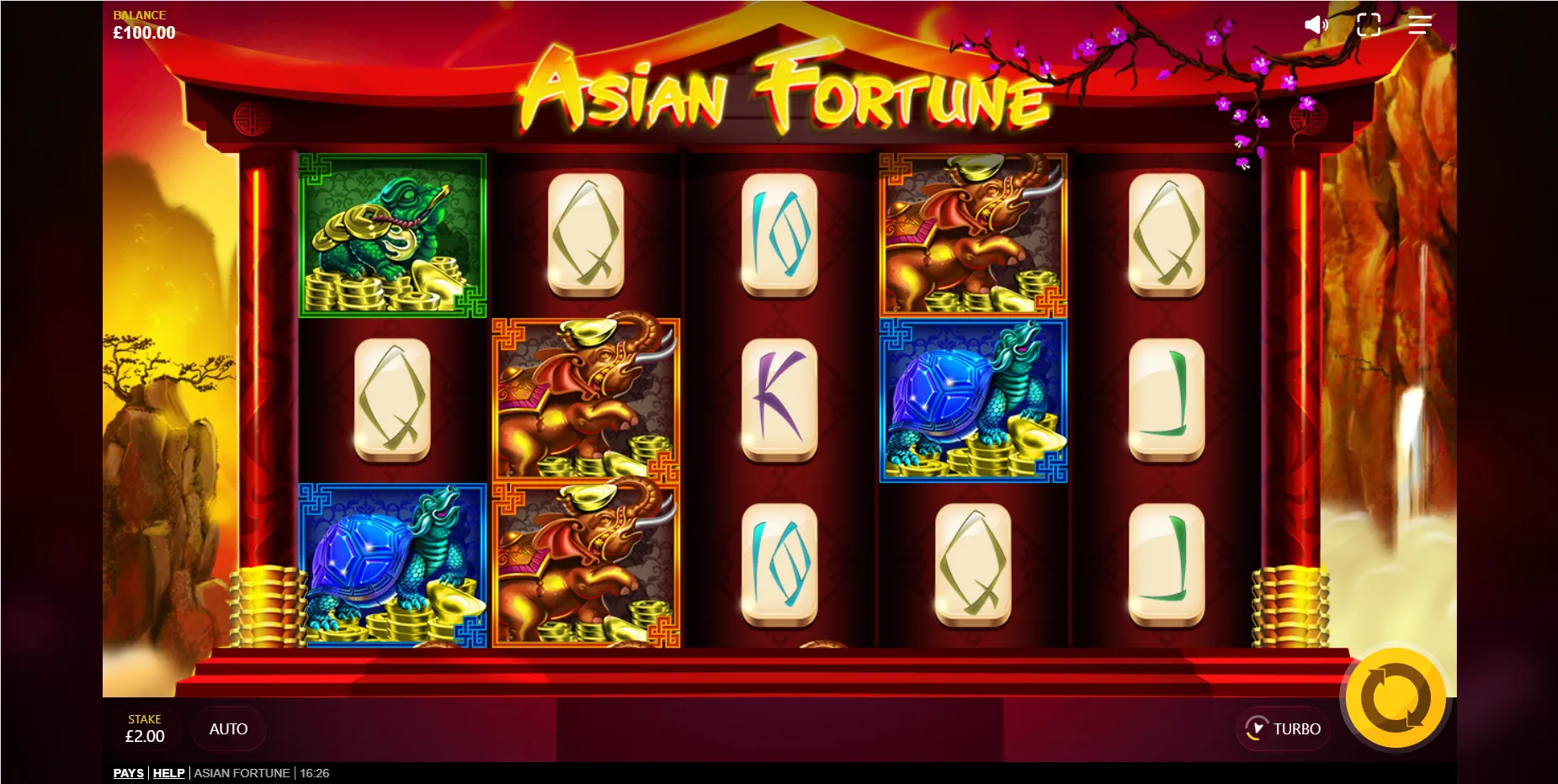 Asian Fortune Red Tiger Gaming Logo