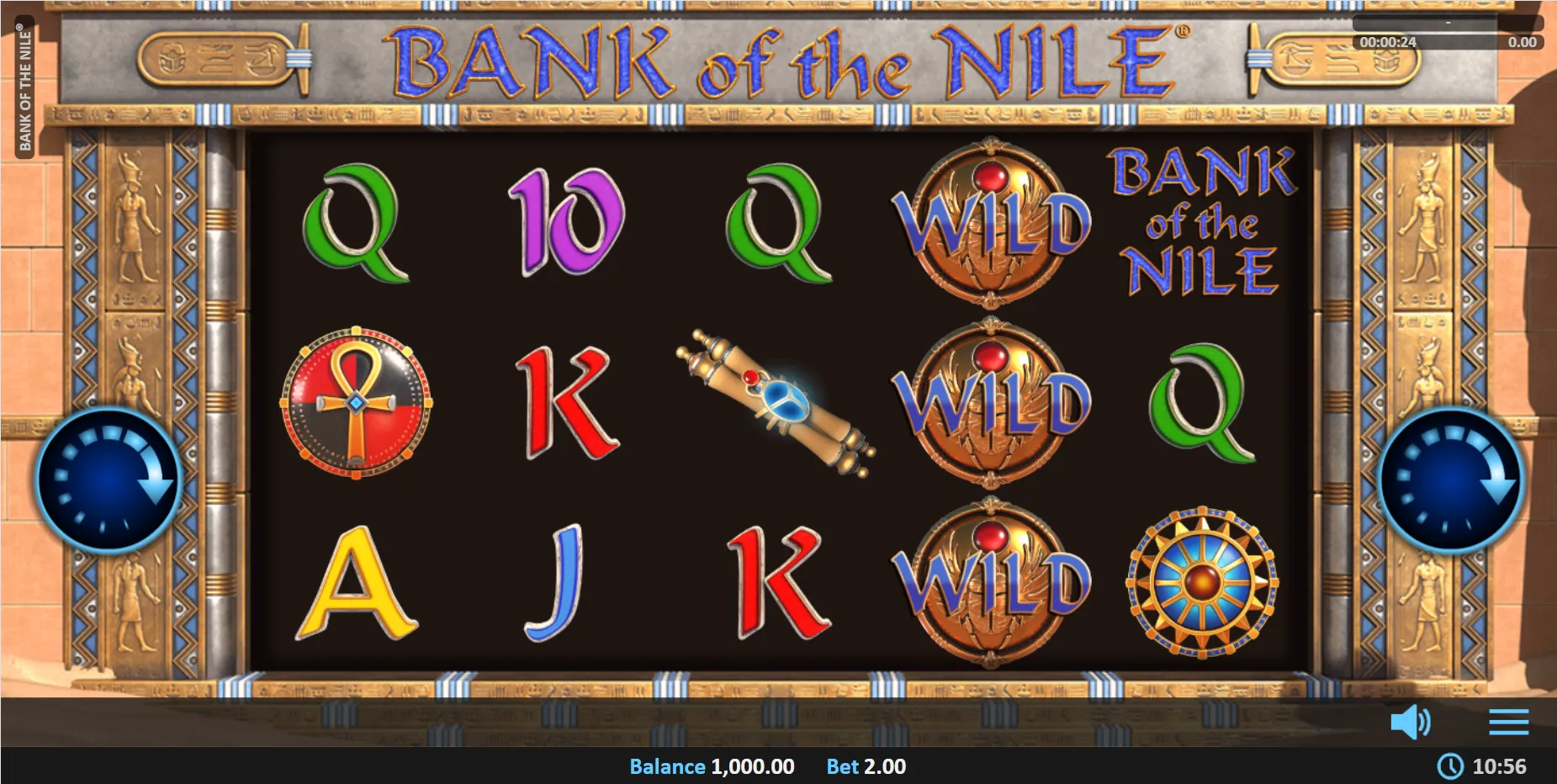 Bank Of The Nile Realistic Games Logo