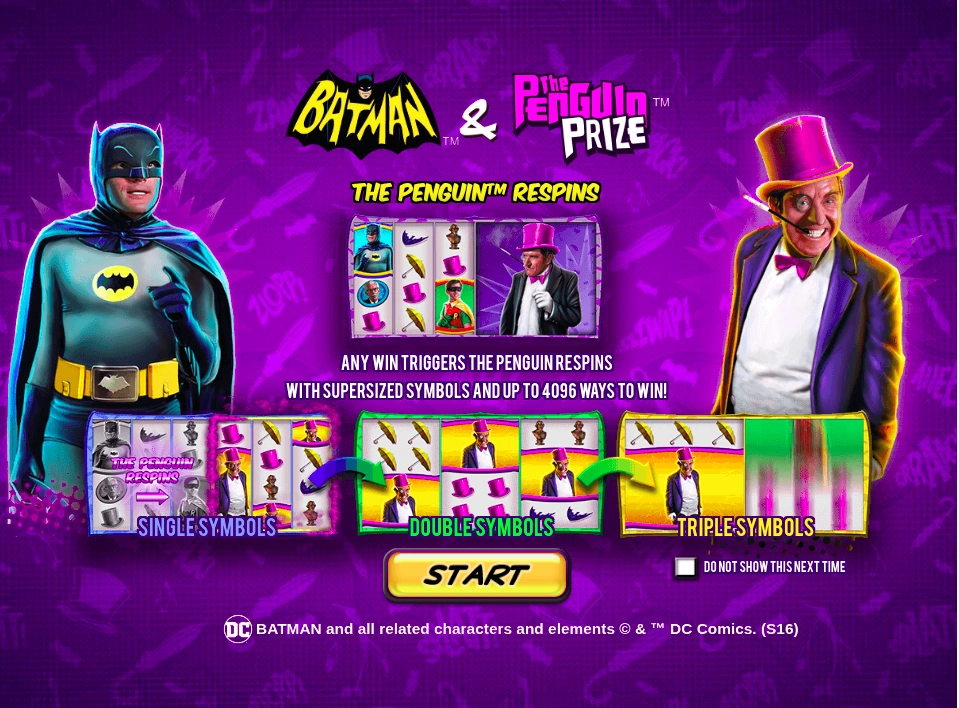 Batman & Penguin Prize - Playtech