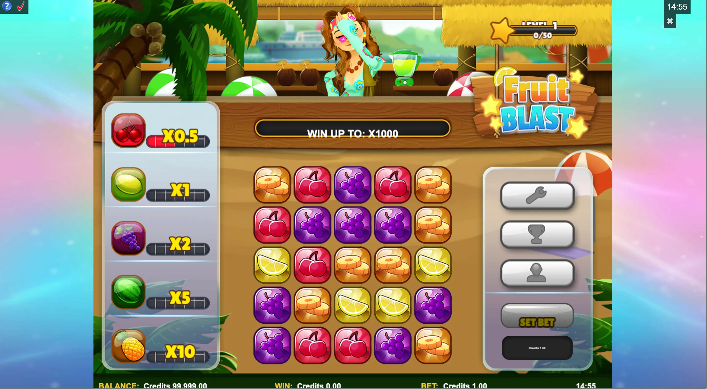Fruit Blast Skillzzgaming Logo