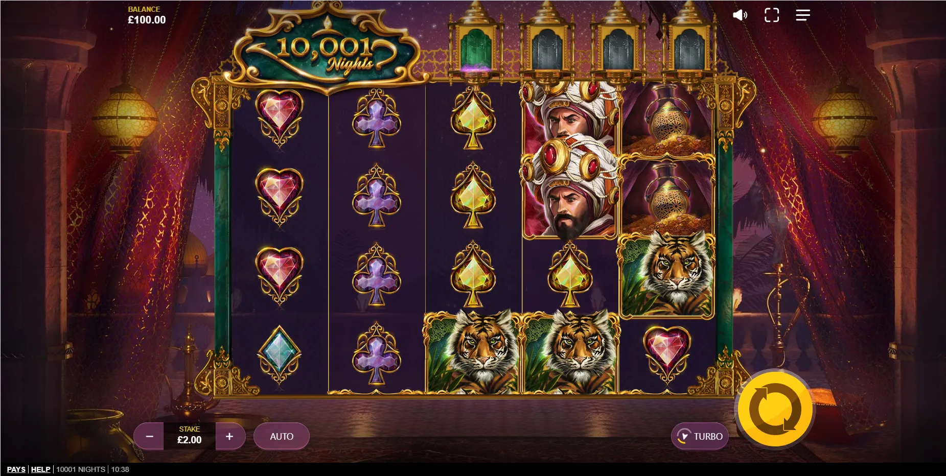 10001 Nights Red Tiger Gaming Logo