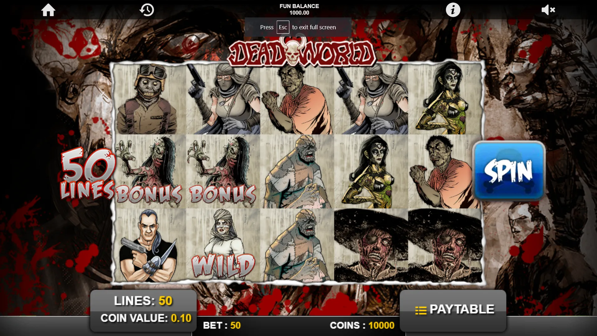 Deadworld 1X2Gaming Logo