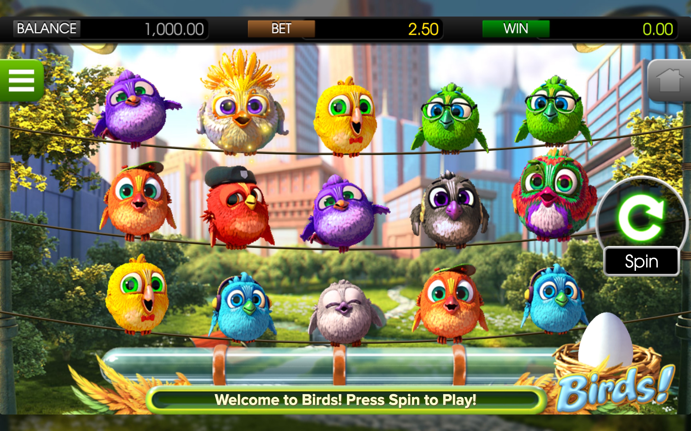Birds! - BetSoft
