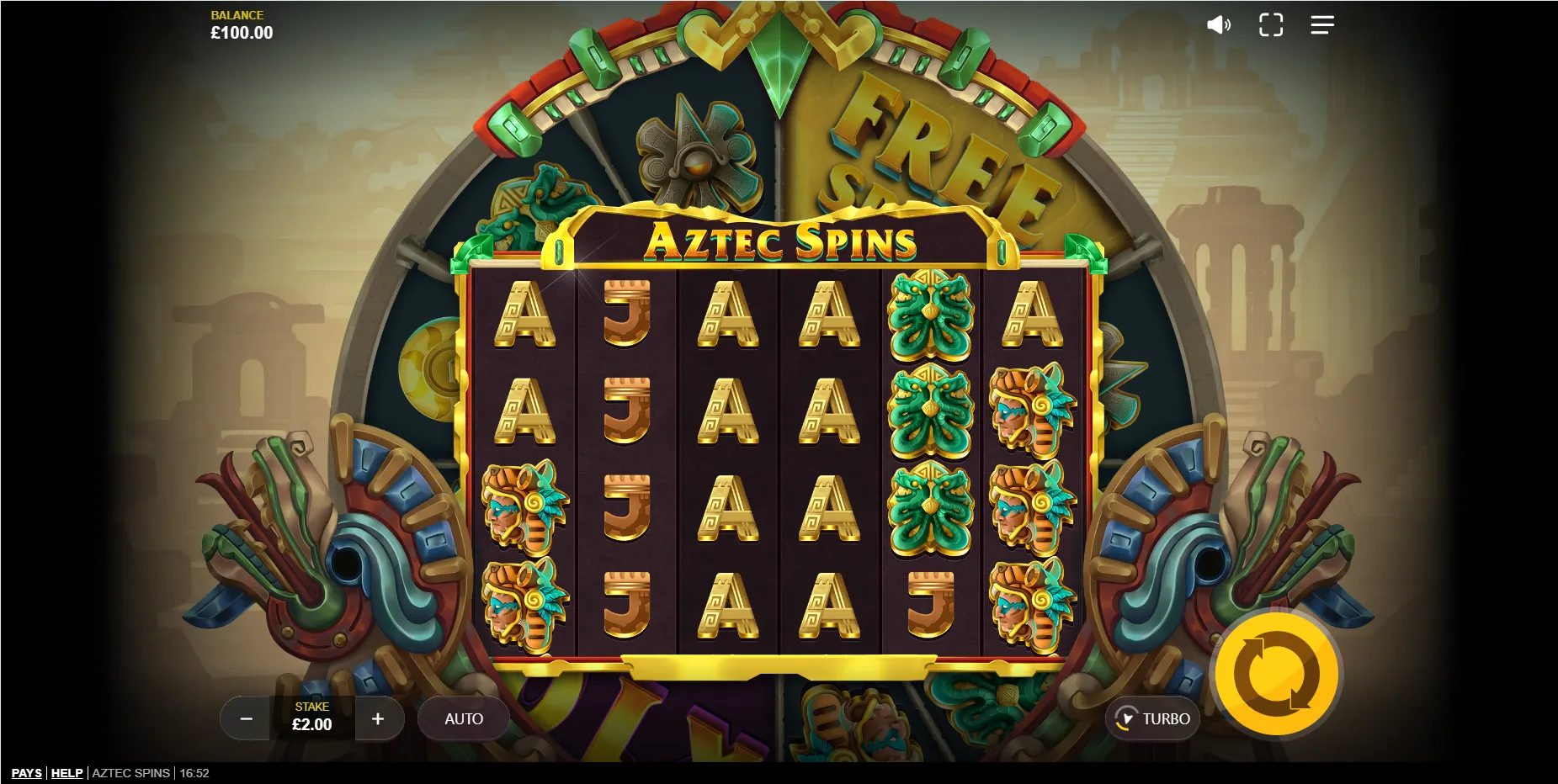 Aztec Spins Red Tiger Gaming Logo