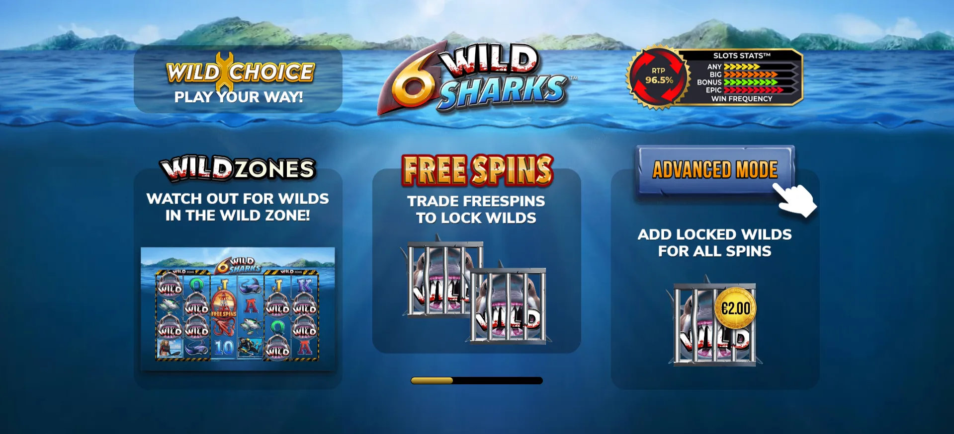 6 Wild Sharks 4Theplayer Logo