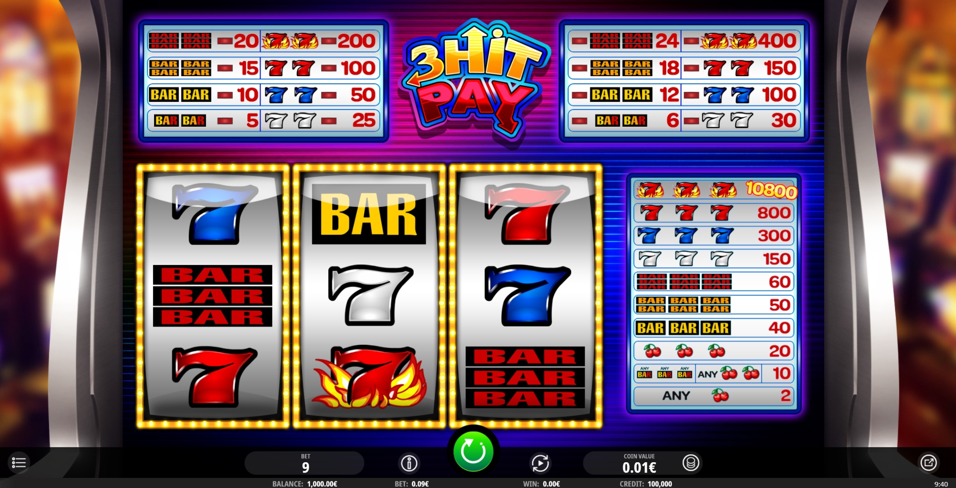 3 Hit Pay - iSoftBet