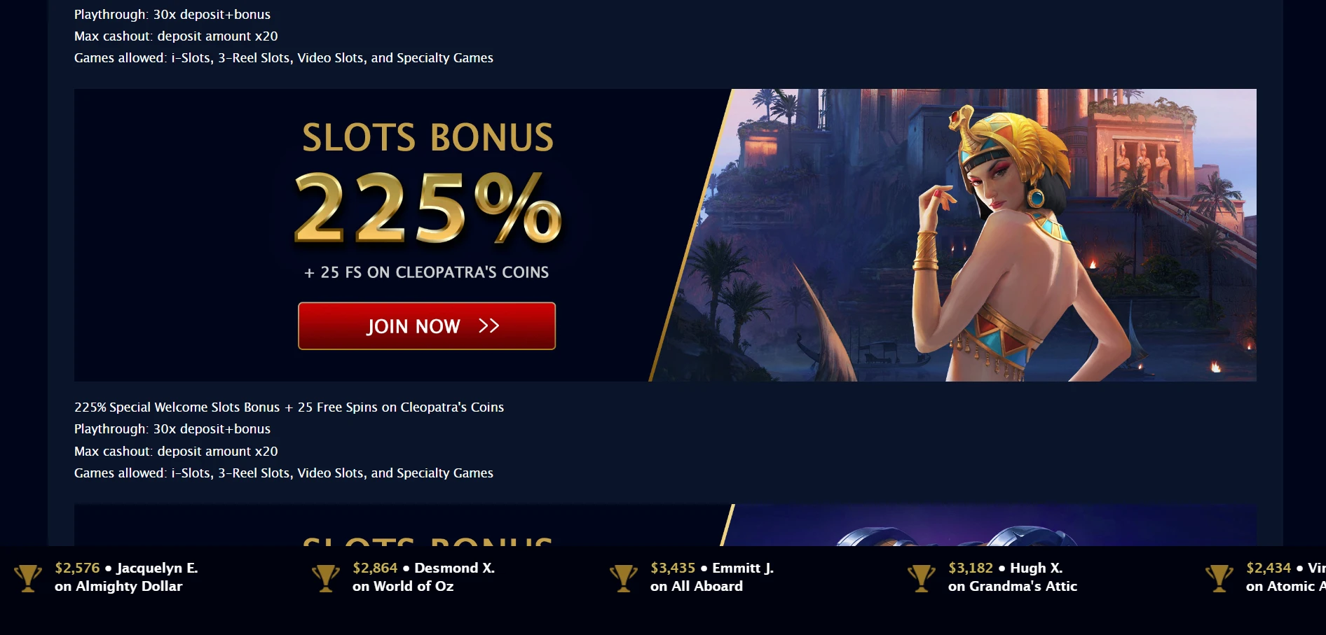 24VIP Casino Screenshot