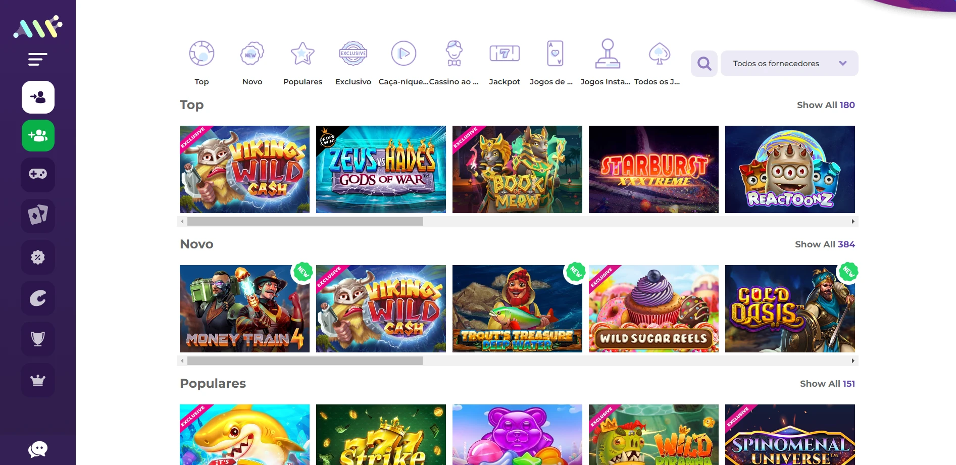 Alf Casino Screenshot