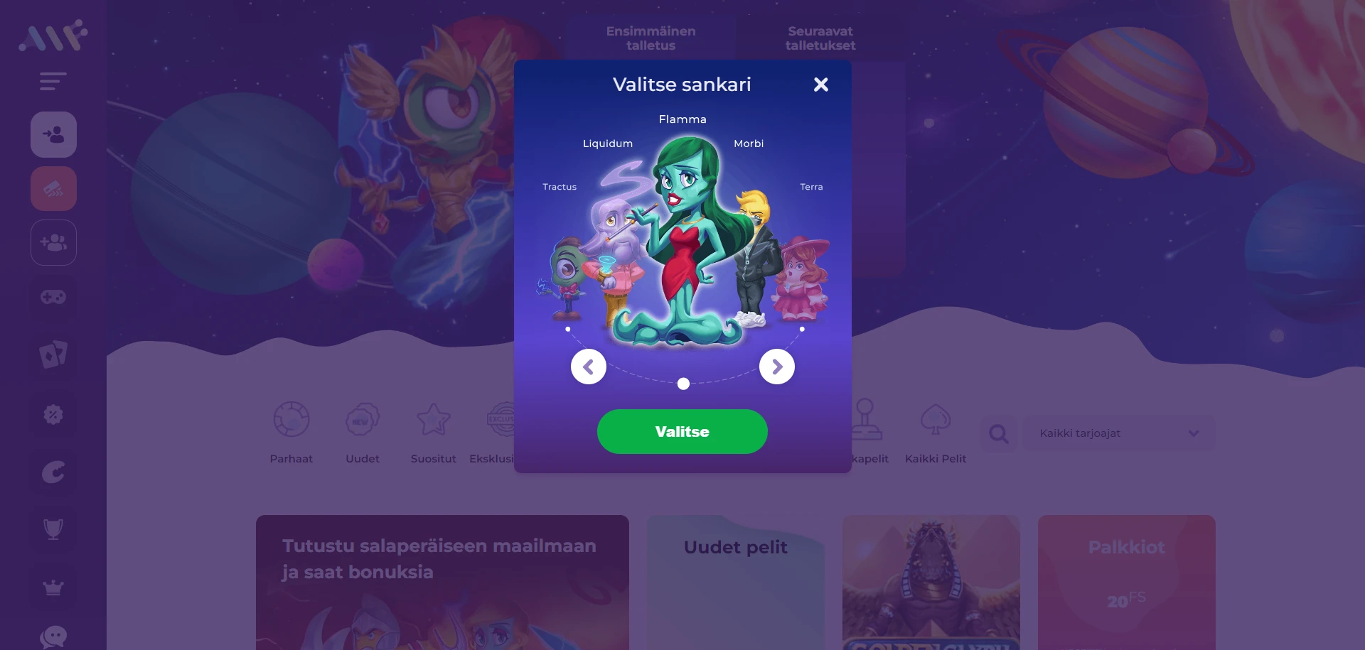 Alf Casino Screenshot