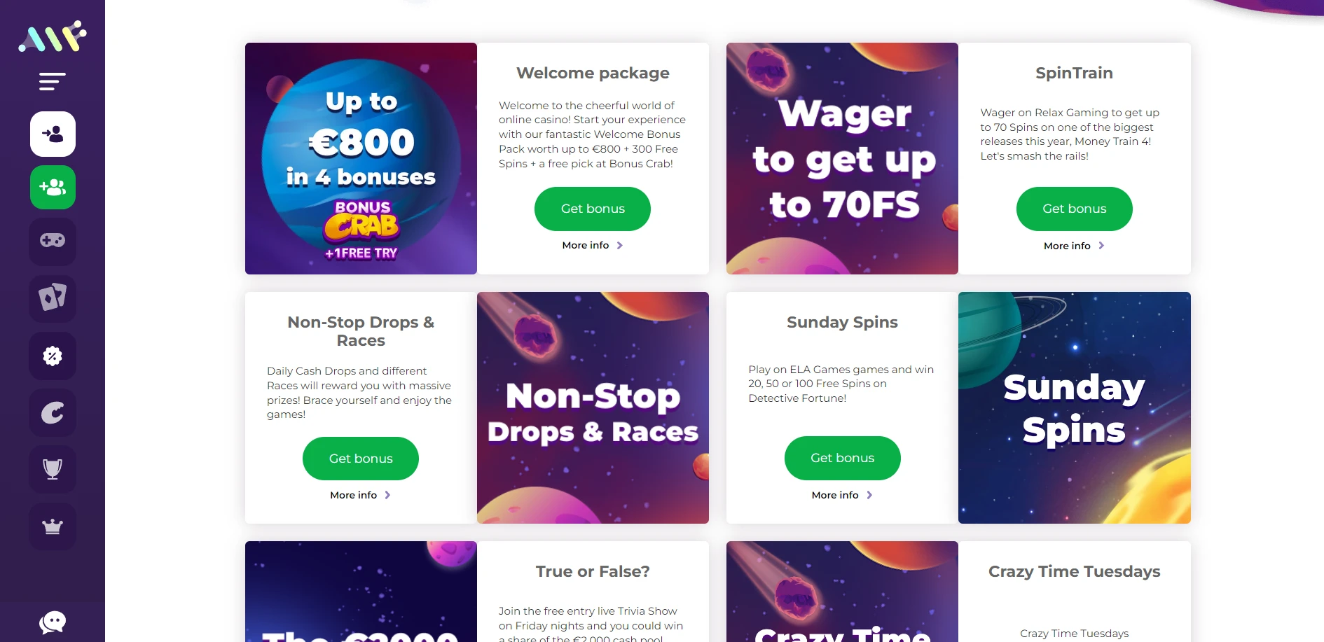 Alf Casino Screenshot