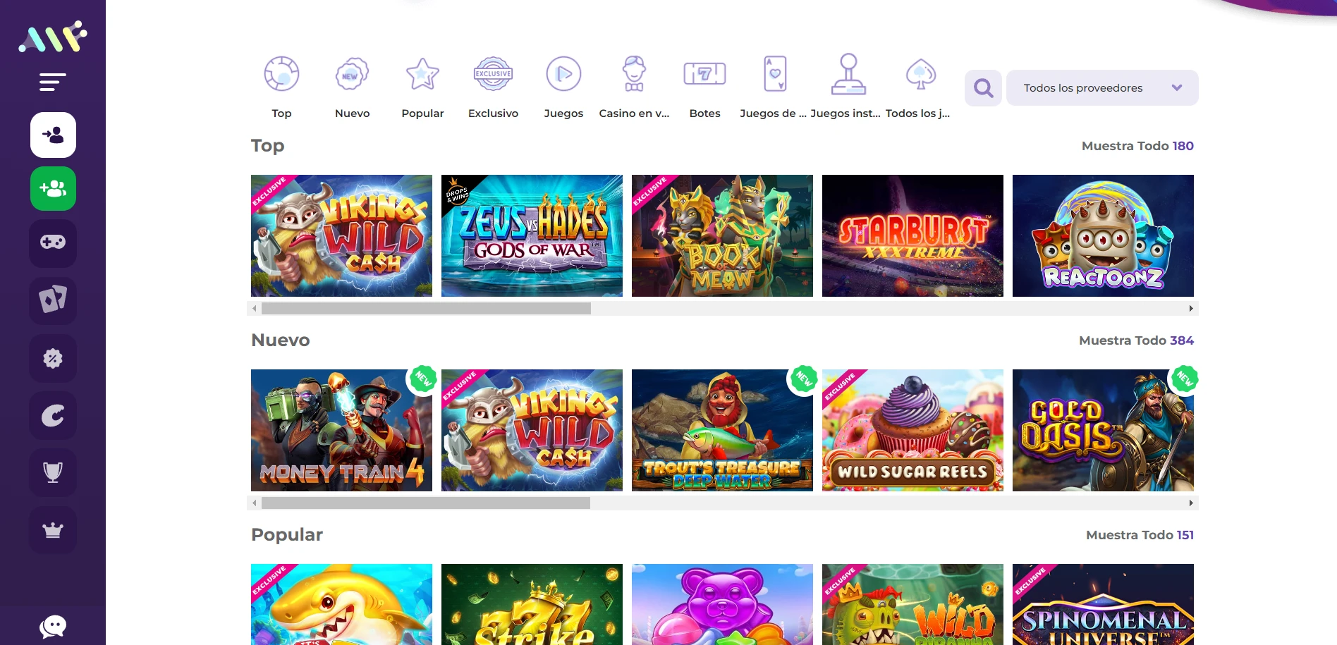 Alf Casino Screenshot
