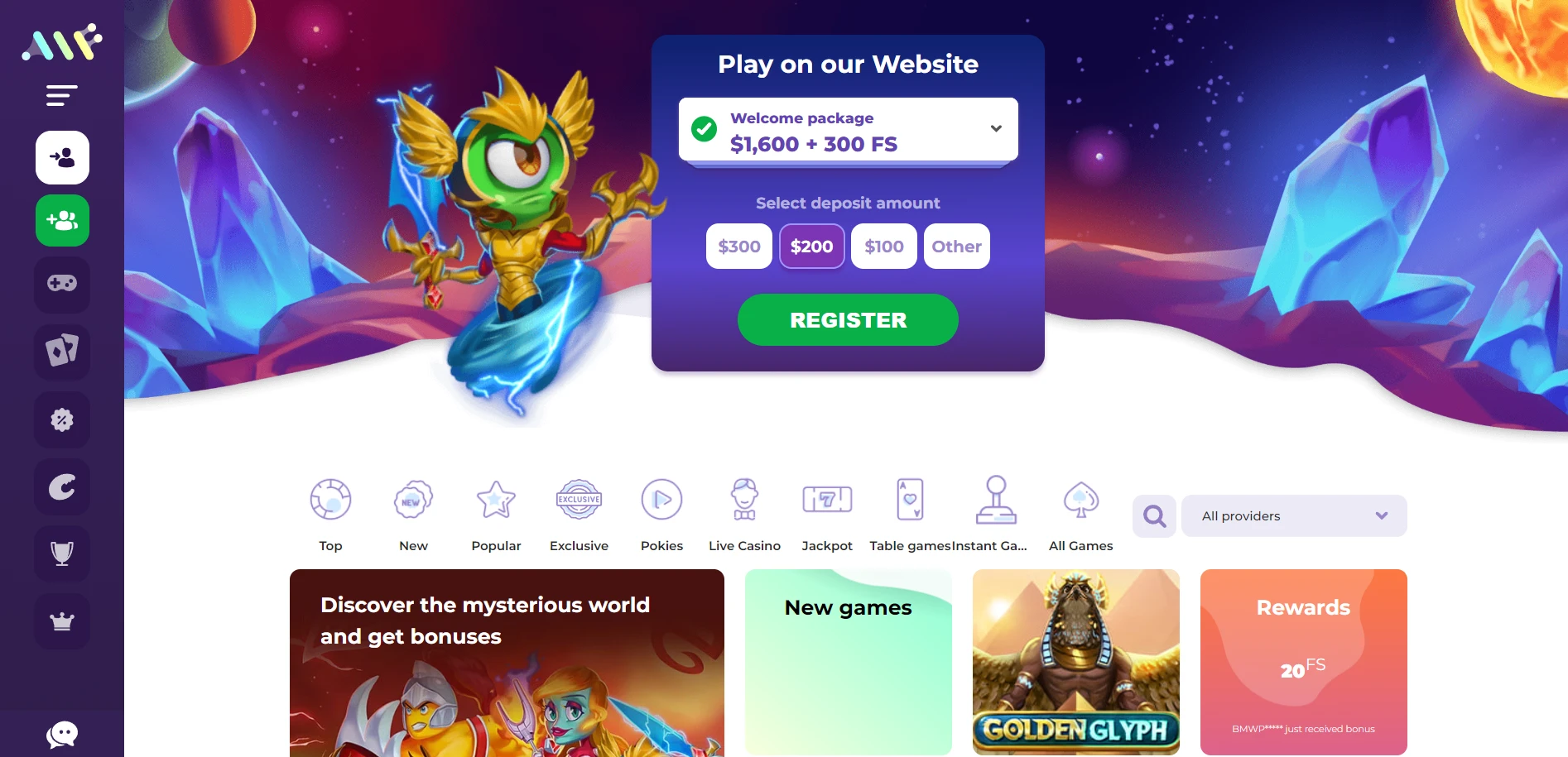 Alf Casino Screenshot