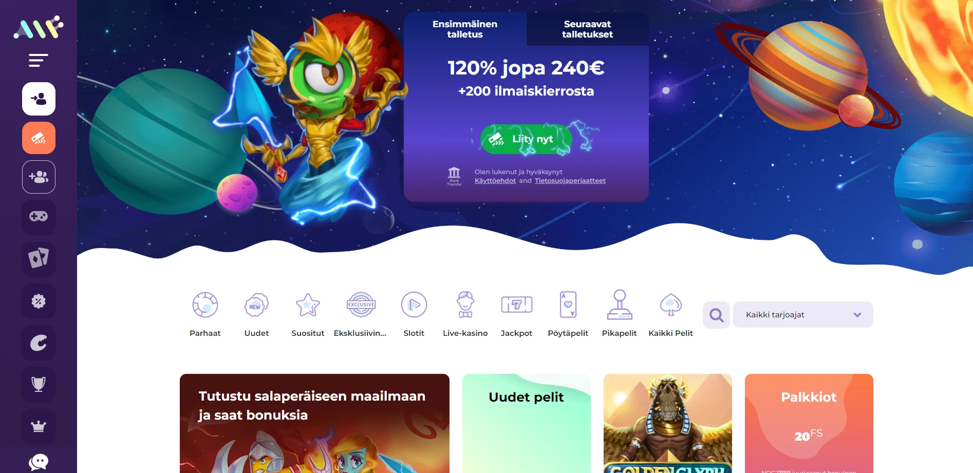 Alf Casino Screenshot
