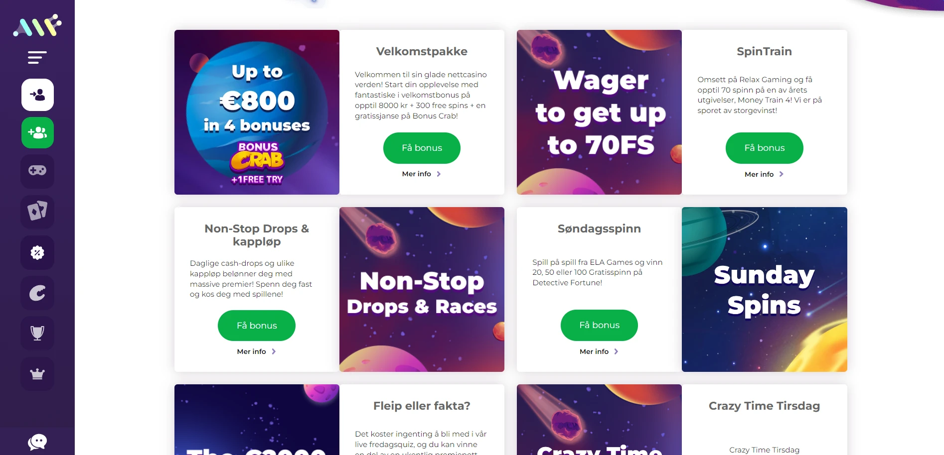 Alf Casino Screenshot