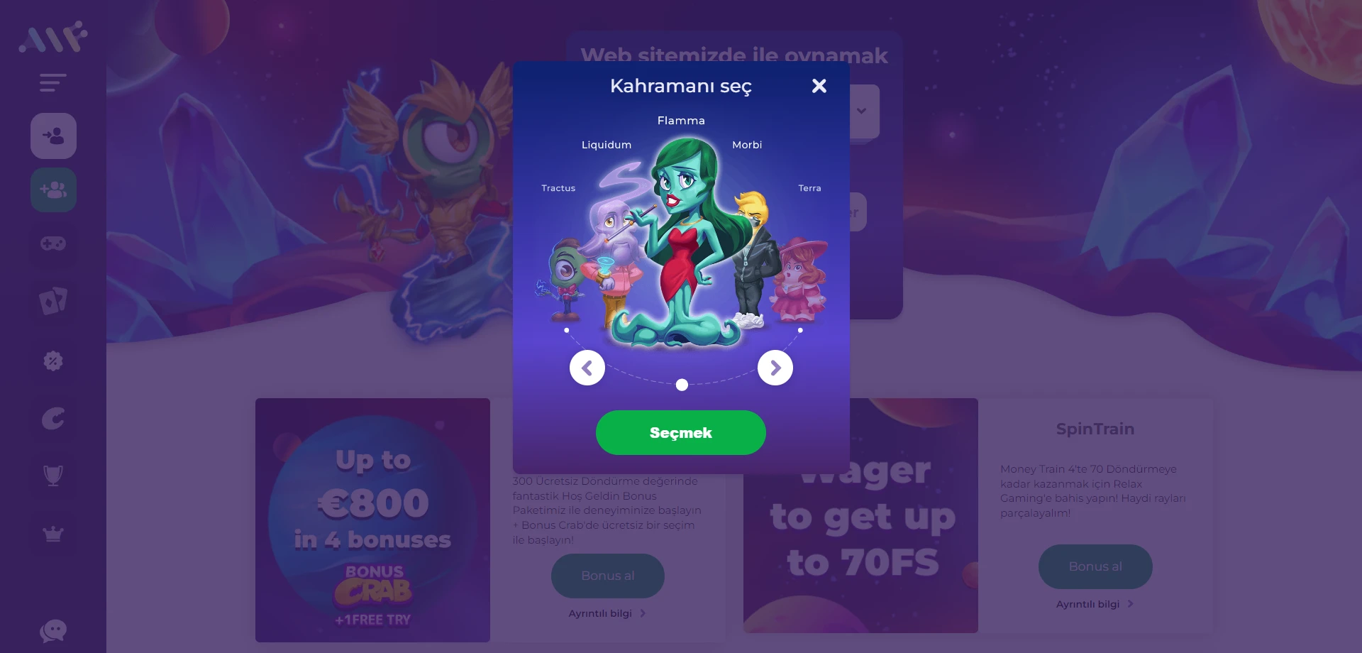 Alf Casino Screenshot