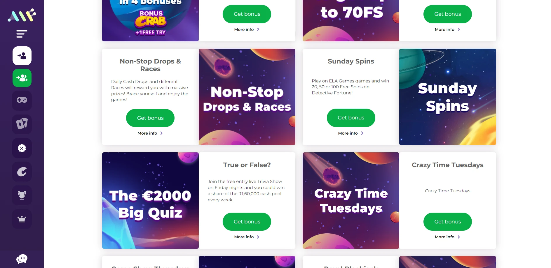 Alf Casino Screenshot
