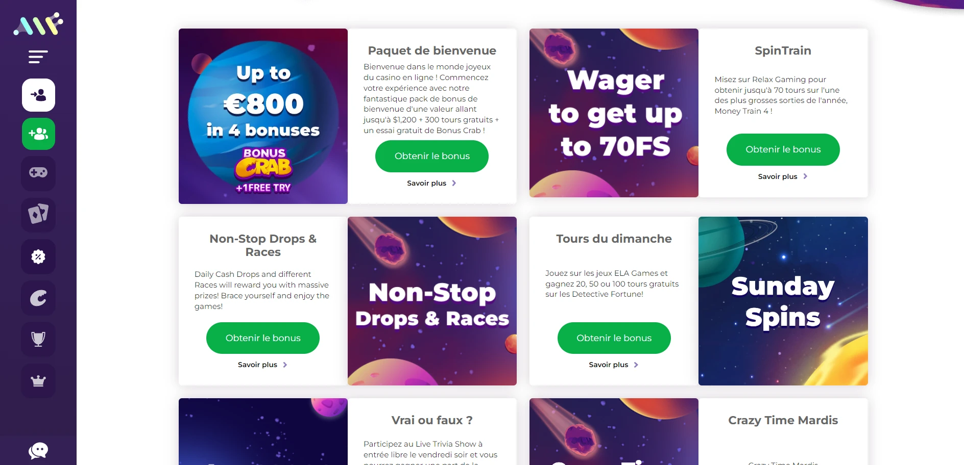 Alf Casino Screenshot