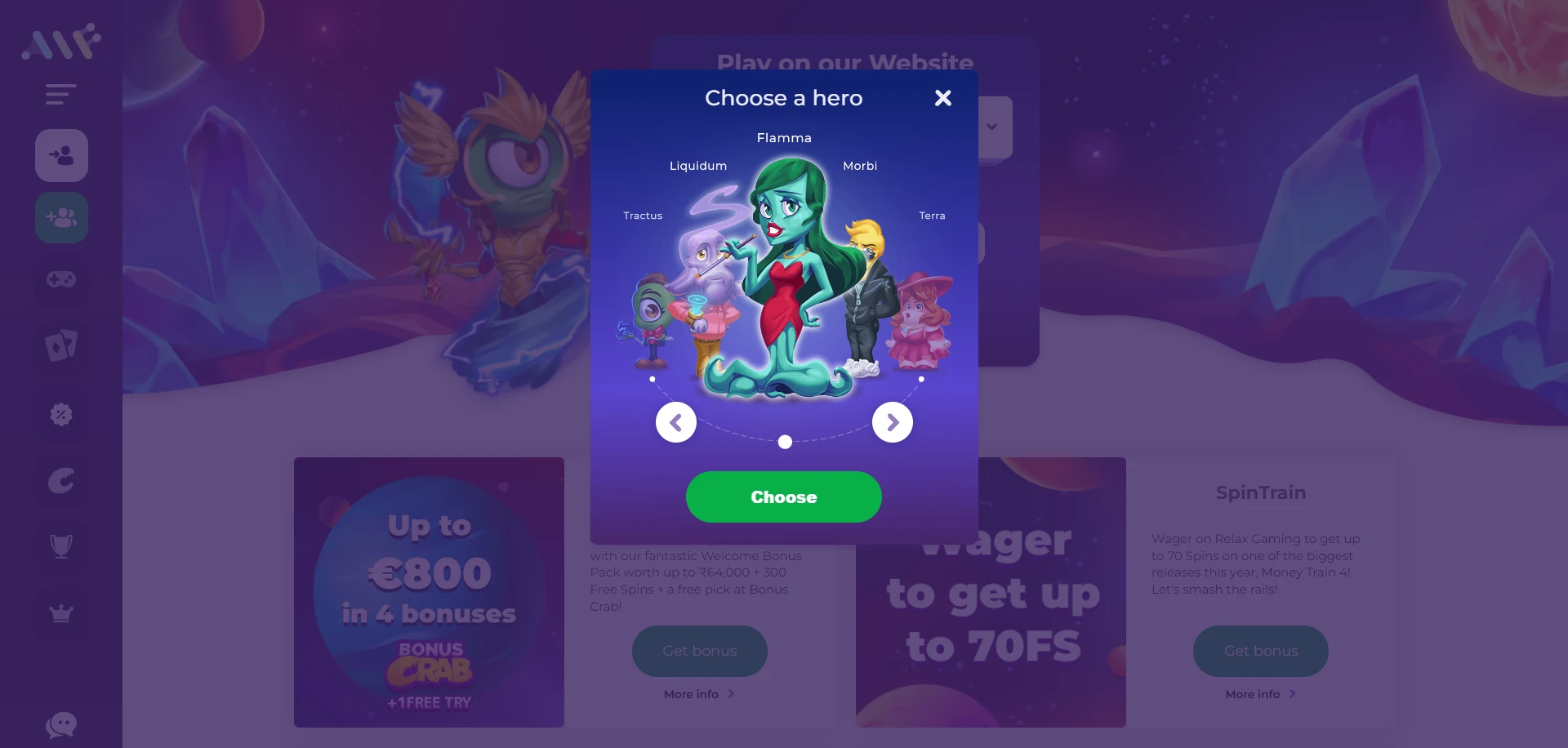 Alf Casino Screenshot