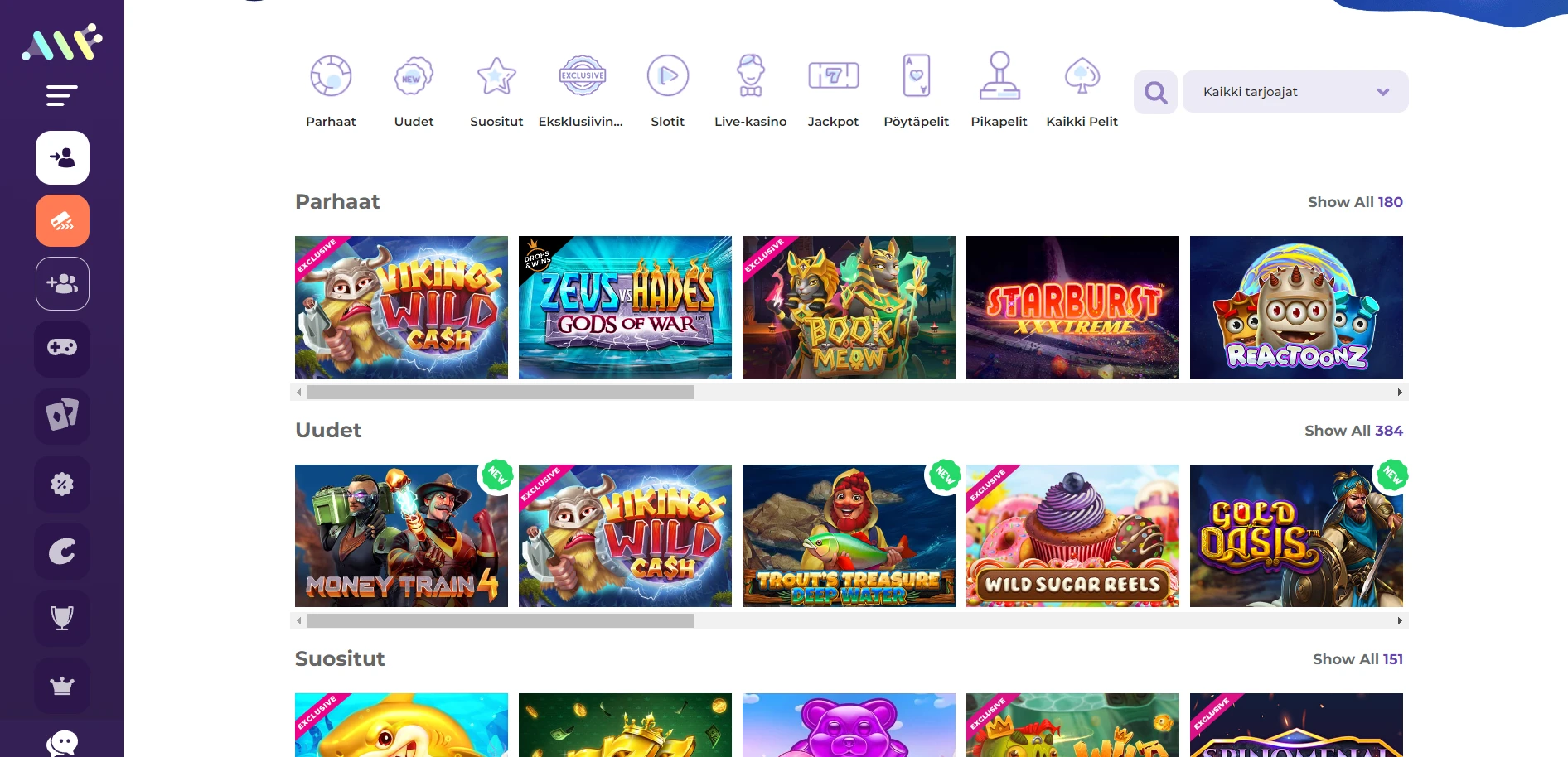 Alf Casino Screenshot