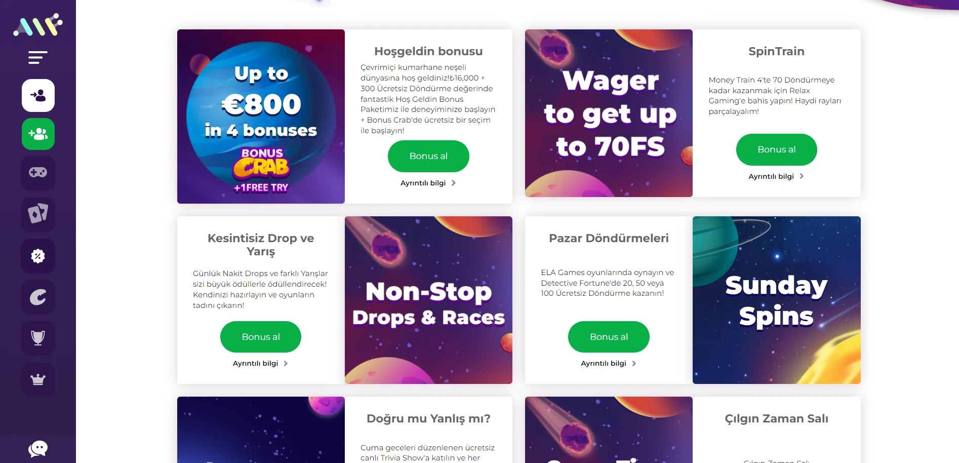 Alf Casino Screenshot