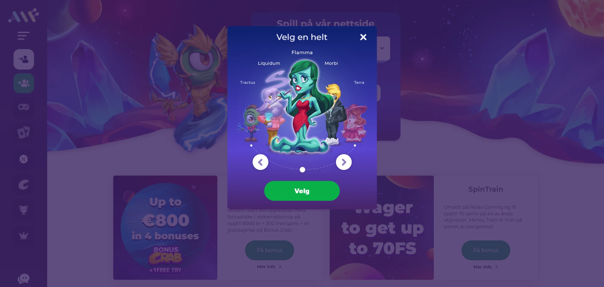 Alf Casino Screenshot