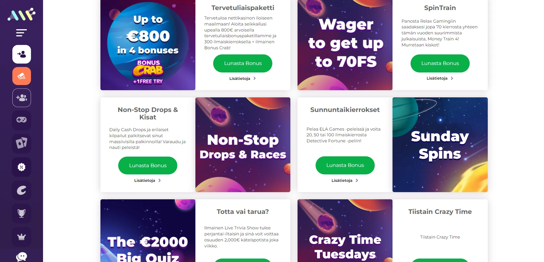 Alf Casino Screenshot