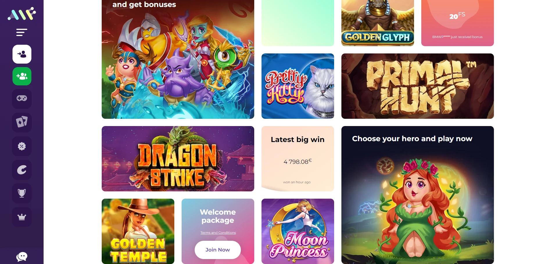Alf Casino Screenshot