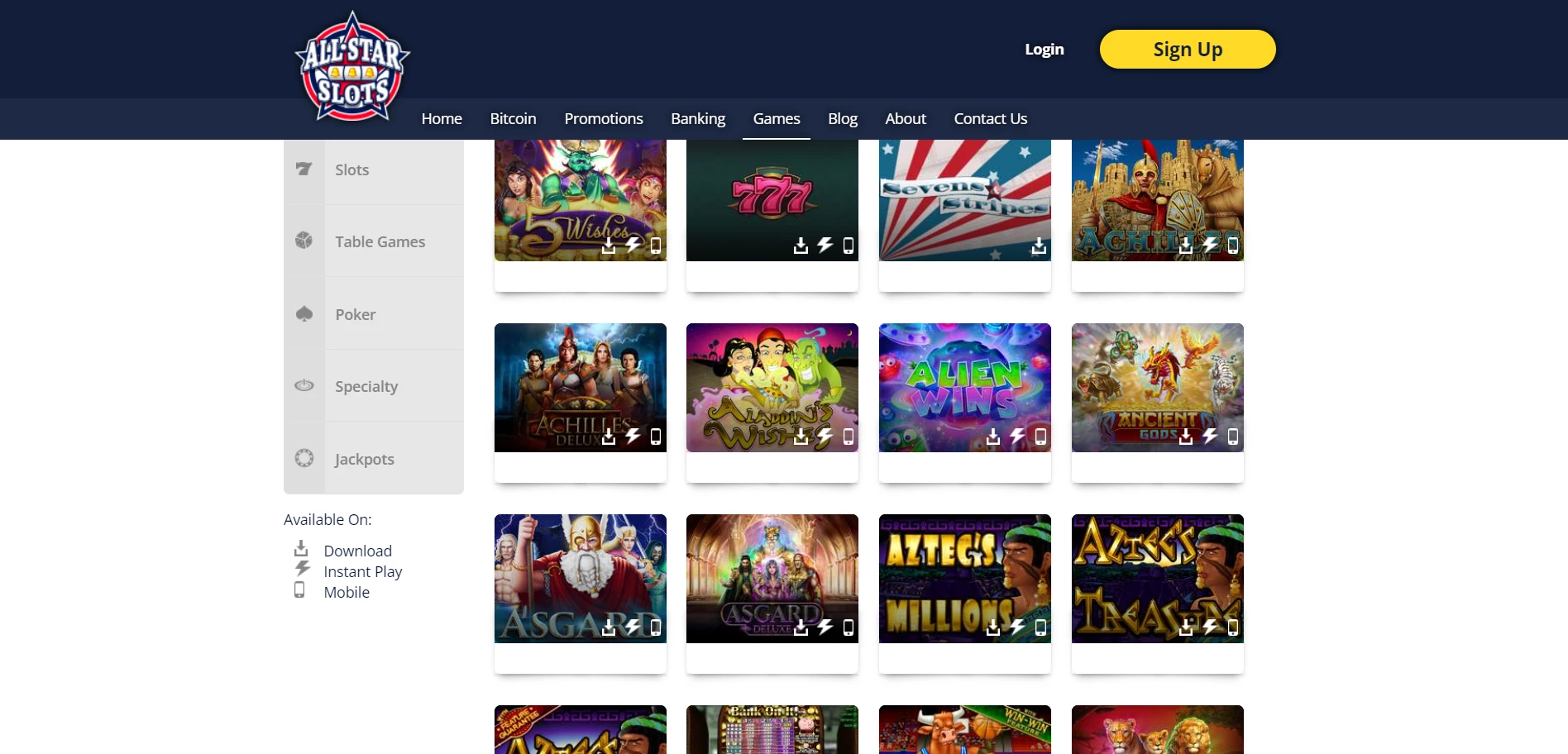 All Star Slots Screenshot