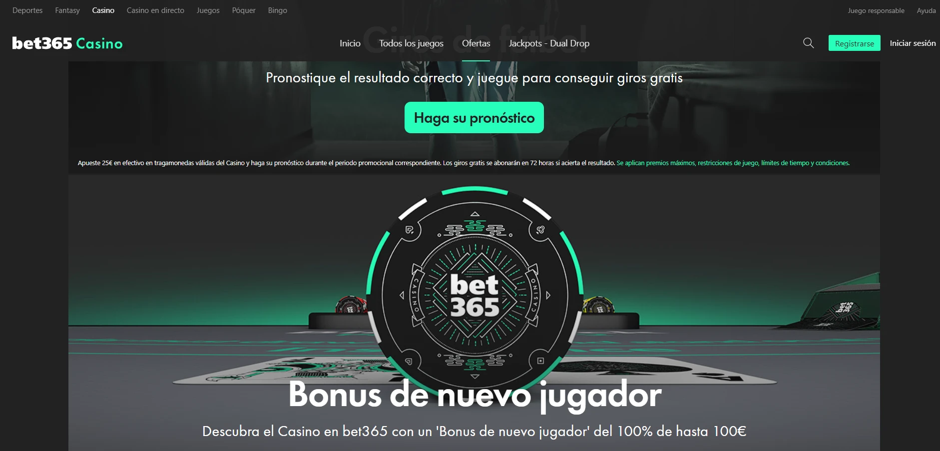 Bet365 Casino Screenshot