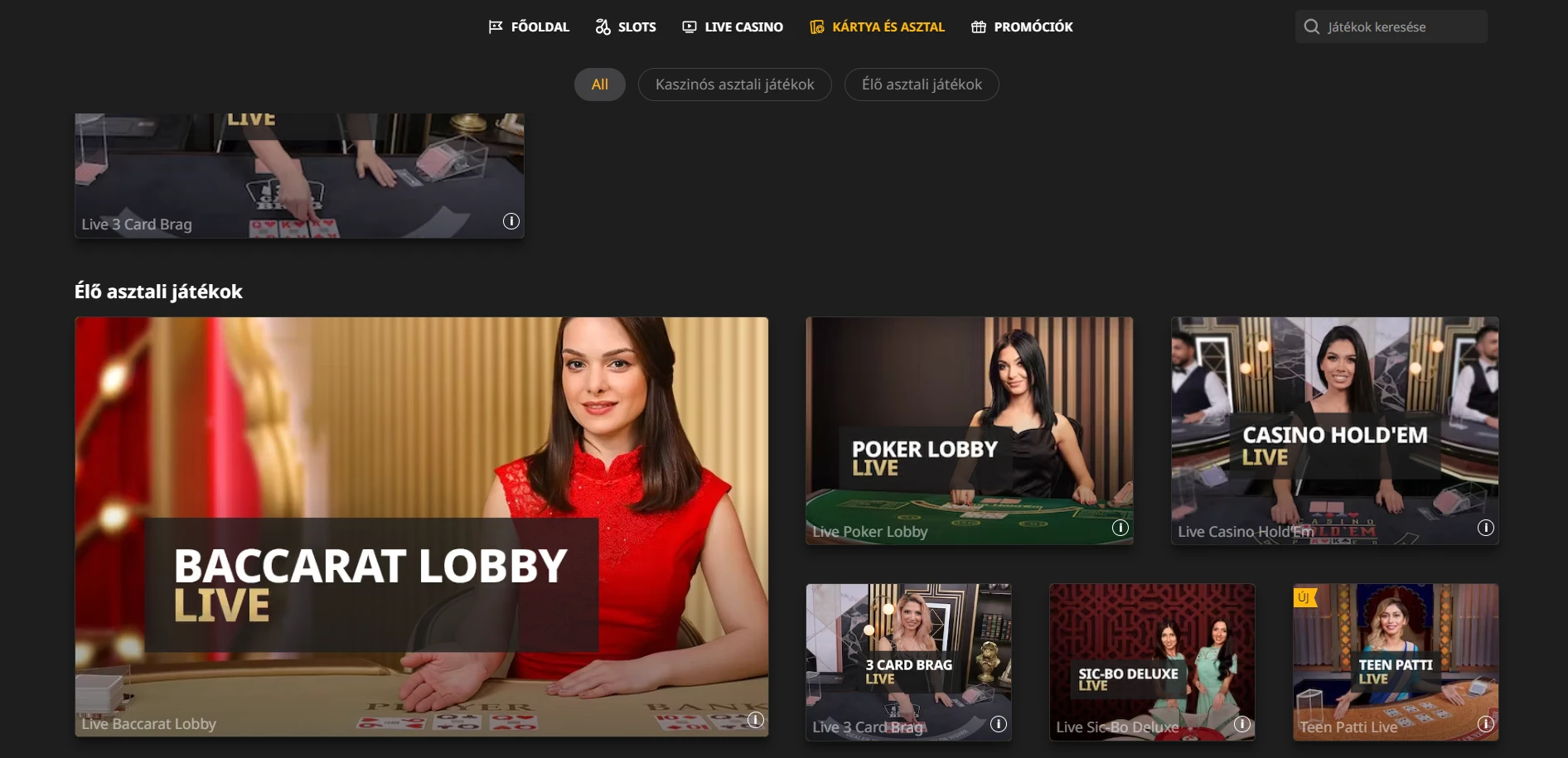 Betfair Casino Screenshot