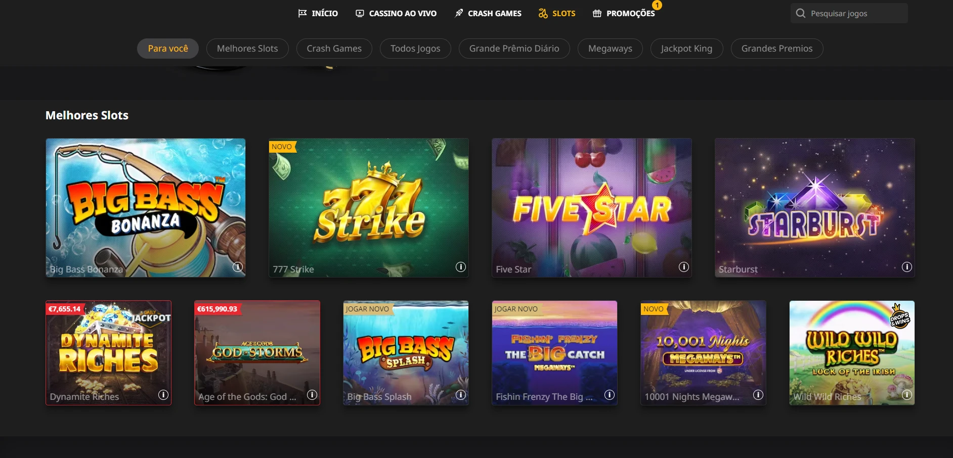 Betfair Casino Screenshot