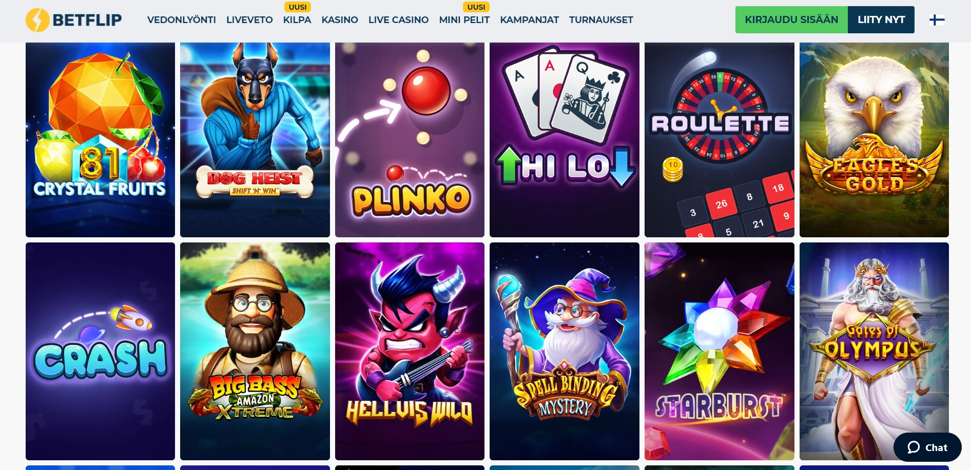 Betflip Casino Screenshot