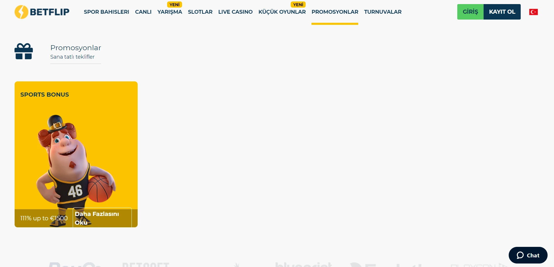 Betflip Casino Screenshot
