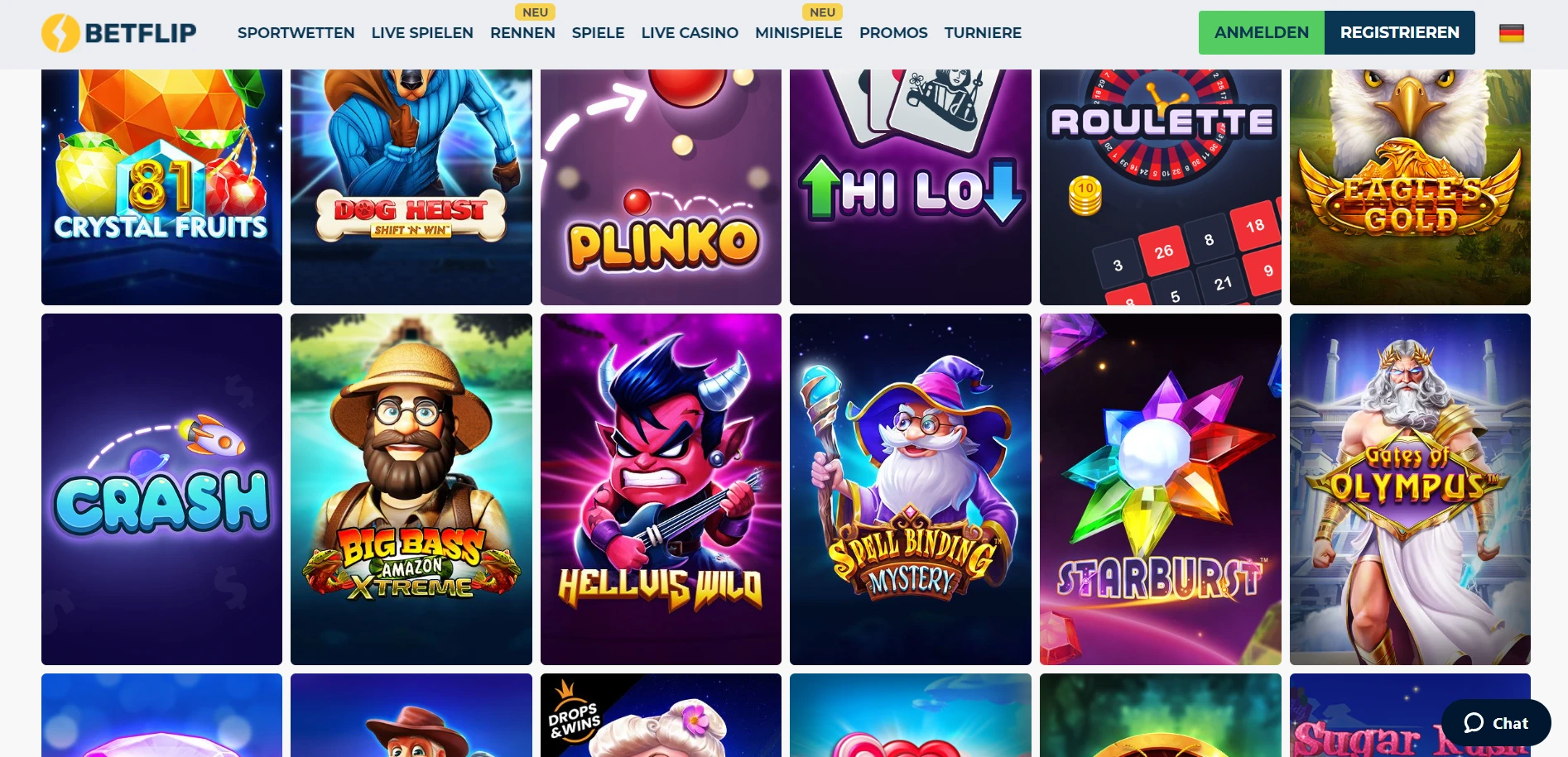 Betflip Casino Screenshot