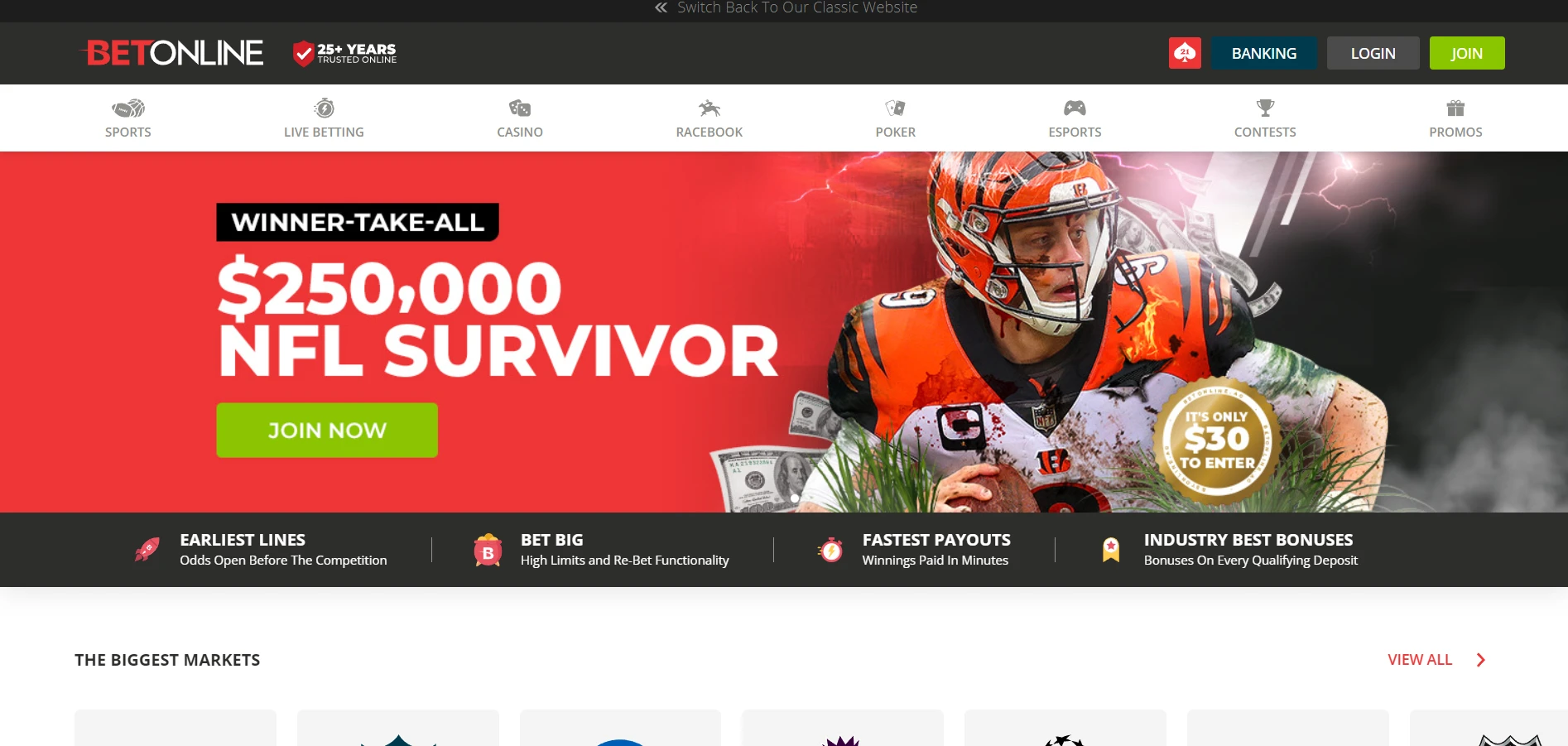 BetOnline Casino Screenshot