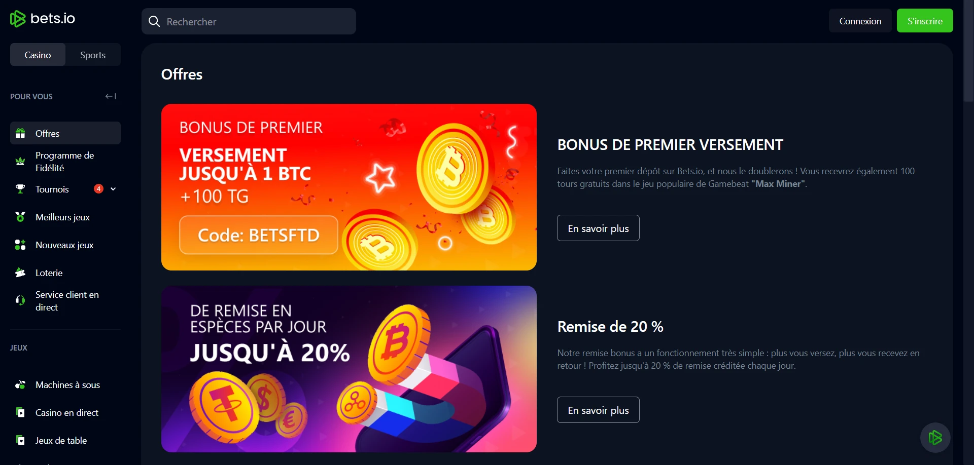 Bets.io Casino