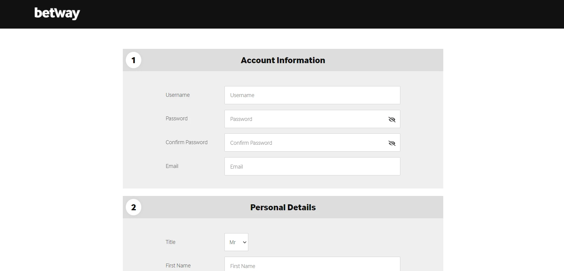 Betway Casino Screenshot