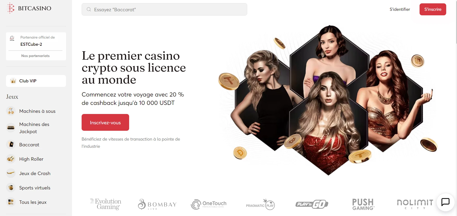 Bitcasino.io Screenshot