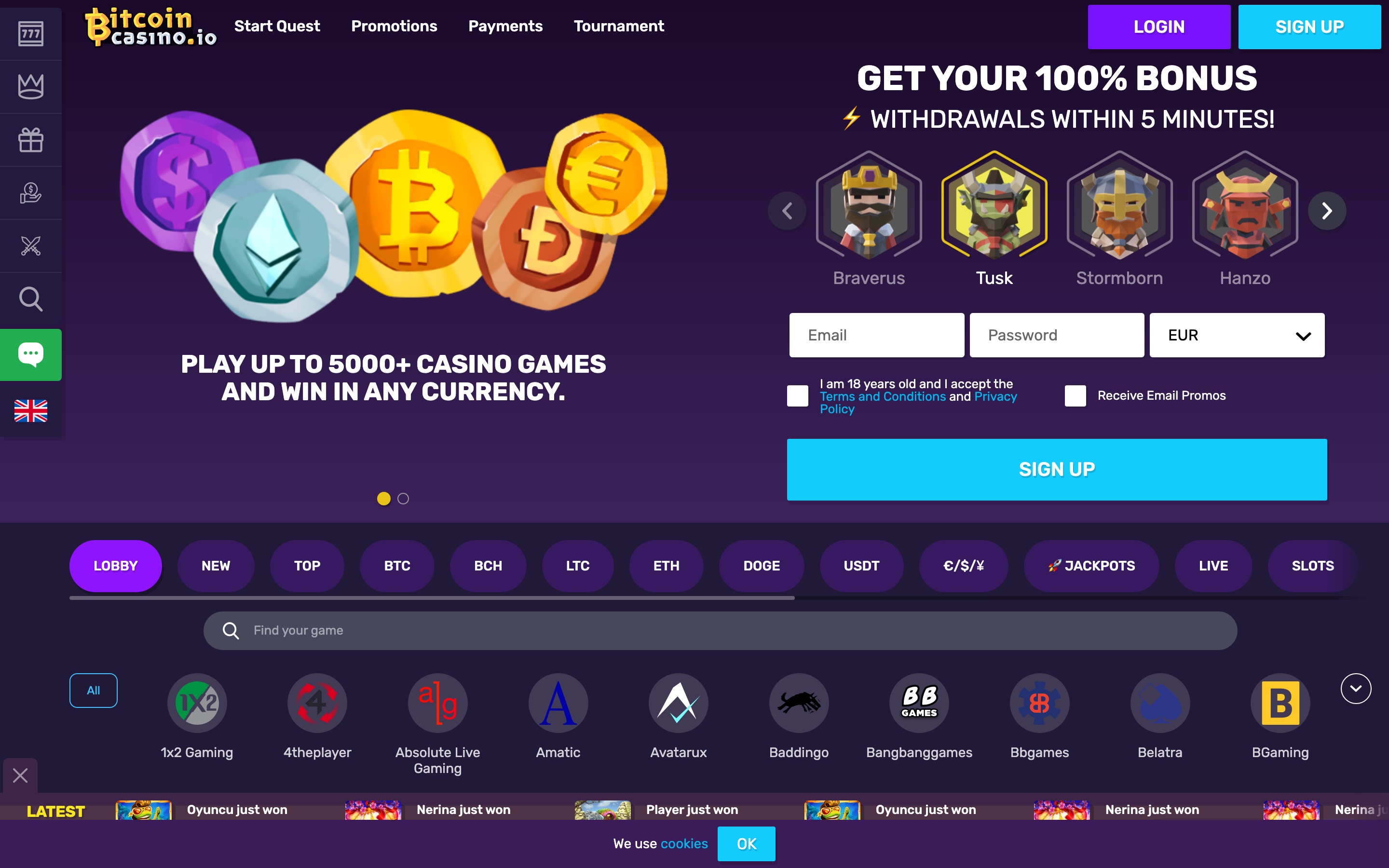 bitcoin-casino-screenshot