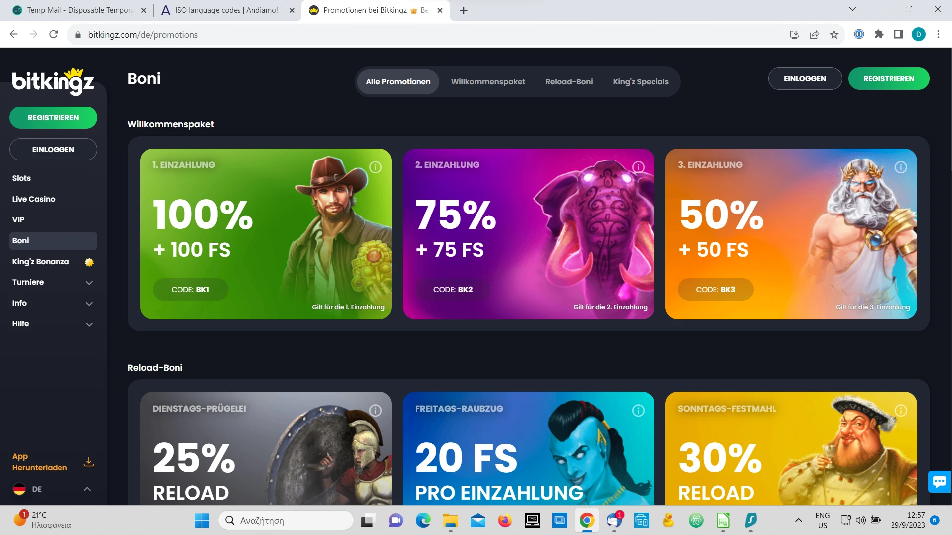 BitKingz Casino Screenshot