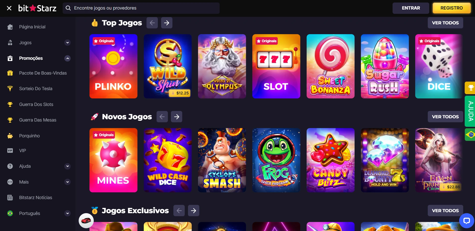 Bitstarz Casino Screenshot