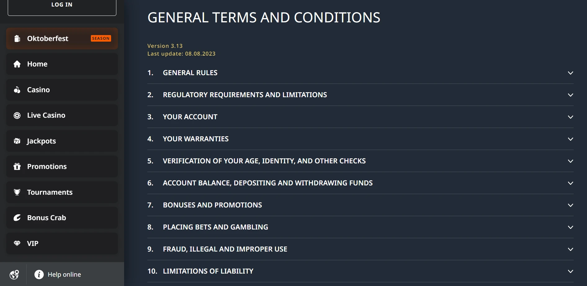 BuranCasino Screenshot