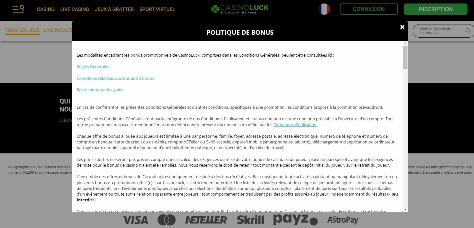 Casino Luck Screenshot